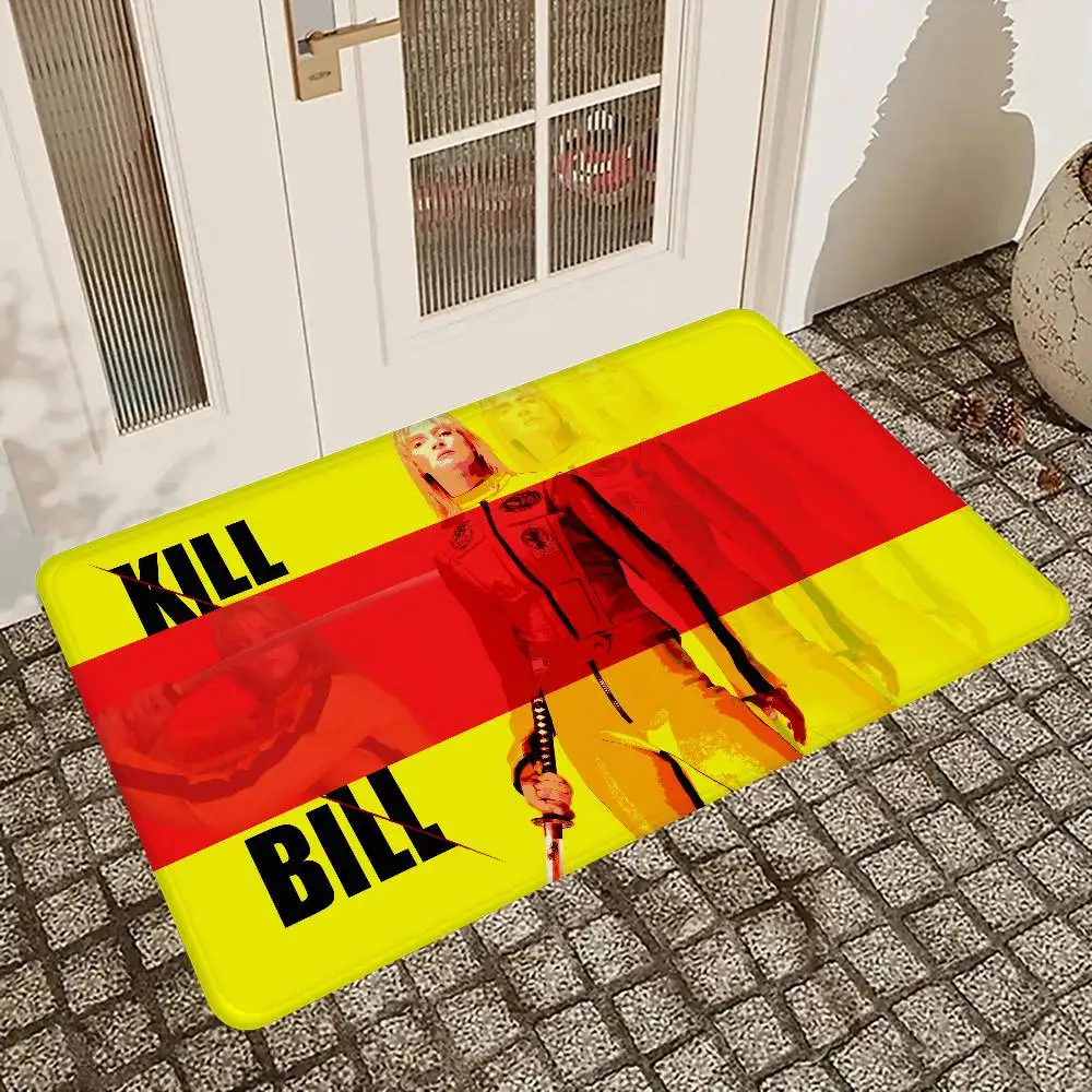 Classic Hot Movie Kill BillS Bathroom Mat Kids Room Bedroom Decoration Balcony Anti-Slip Doormat Living Room Welcome Rug