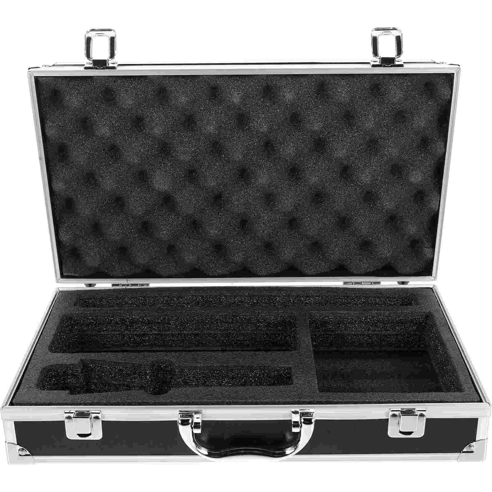 Small Carrying Mic Case With Customizable Foam Foam Hard Mic Customizable Carrying Shell Storage Microphone Interior