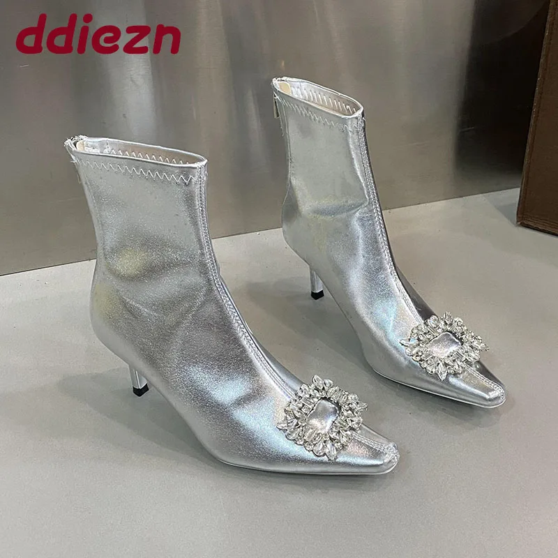 silver-fashion-rhinestones-modern-women-ankle-boots-heels-footwear-party-ladies-short-stretch-boots-female-pumps-shoes