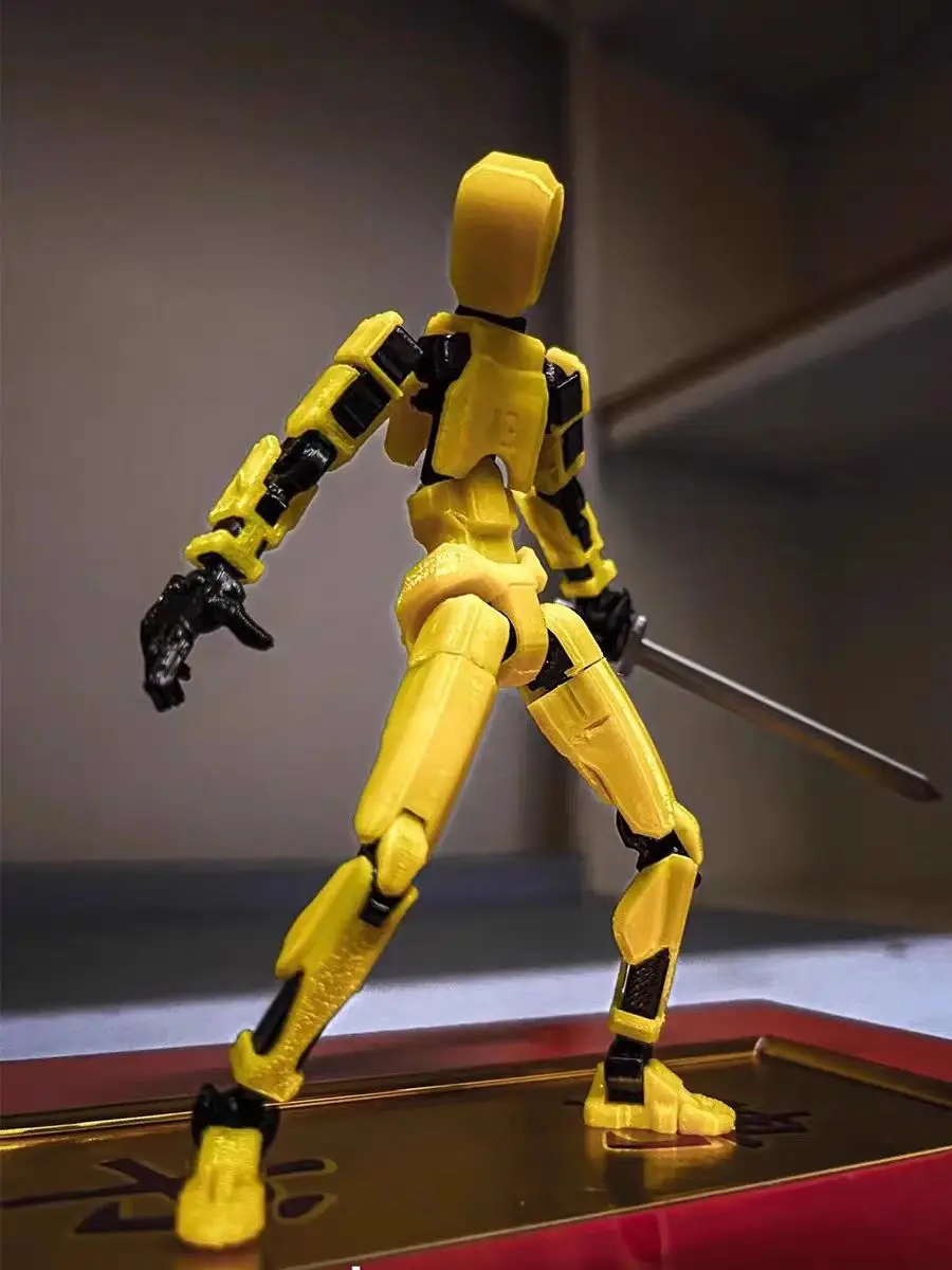 Multi-articulado móvel shapeshift robô 2.0 3d impresso manequim manequim 13 figuras de ação brinquedos crianças adultos pai-filhos jogos