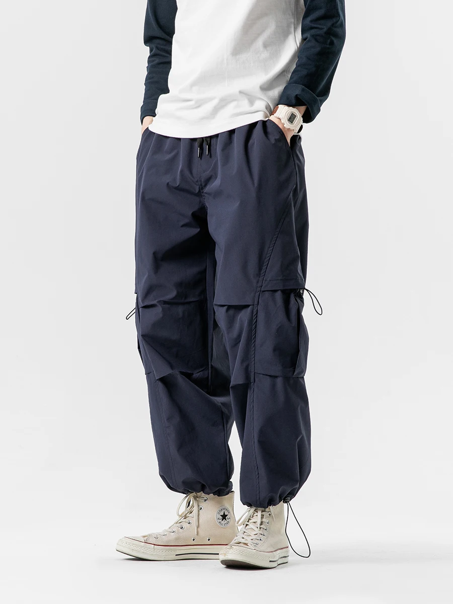 

Мужские повседневные рабочие брюки American Sle: свободные, прямые, водонепроницаемые, для активного отдыха, весна-осень, модные, утилитарные