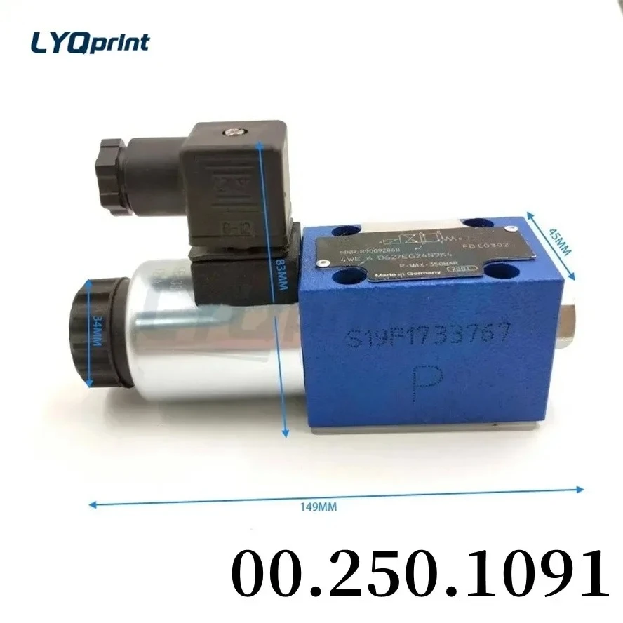 

Best Quality Solenoid Valve Pressure Gas Valve Chain Oil Converter 00.250.0668 C6.302.502 00.250.1091 For Heidelberg