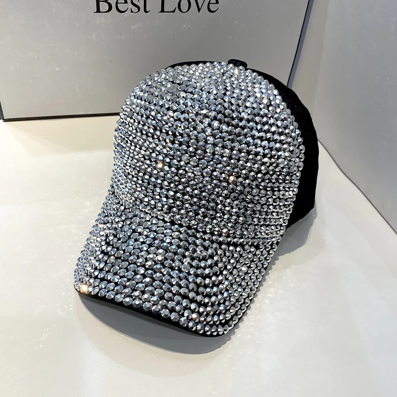 CNTANG Sommer frauen Baseball Kappe Frühling Herbst Strass Caps Mode Persönlichkeit Straße Hiphop Hüte Für Weibliche Snapback – Detail 8