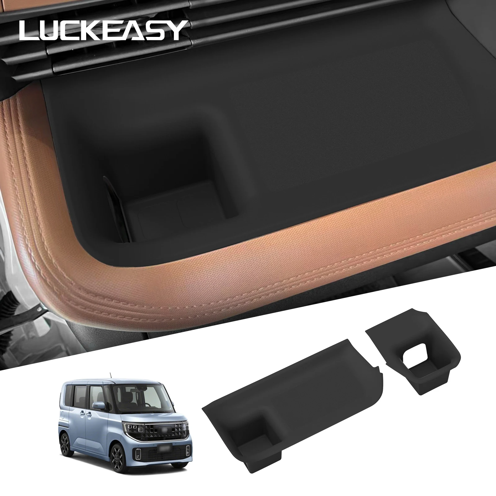 Für Nissan ROOX 2020-2025 Auto-Armaturenbrett-Aufbewahrungspad, Innenraum-Zubehör, Getränkehalter-Organizer, Aufbewahrungsbox