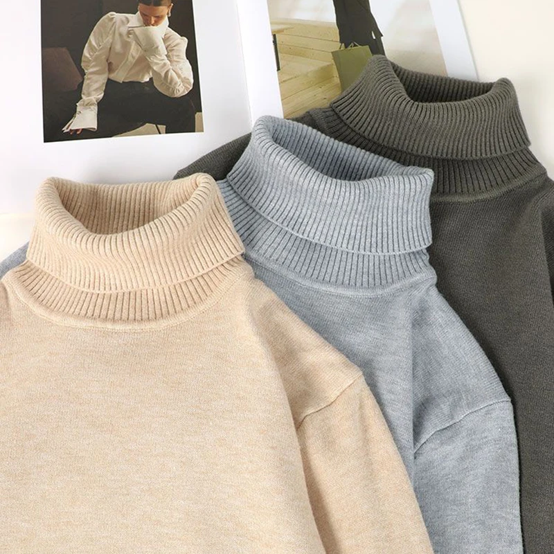 

Men's Long Sleeve Knit Pullover Sweater Autumn Winter Thermal Warm Classic Sweater Lightweight Red Navy Blue Sweater