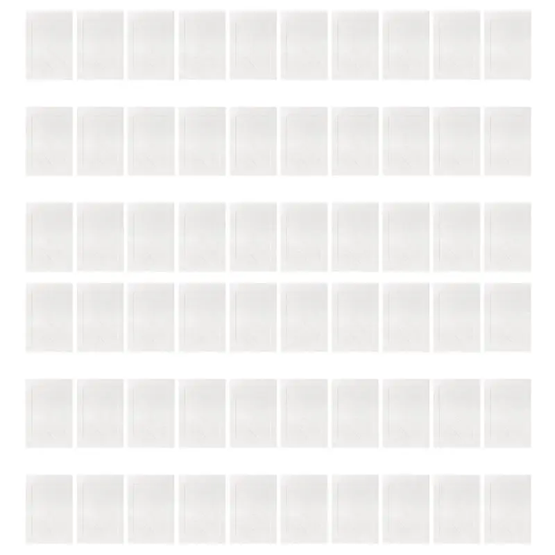 BAAJ-60 Pack Paper Picture Frames For 4 X 6Inch Photos, Standing White Cardboard Photo Frames With Easel DIY Crafts Frame