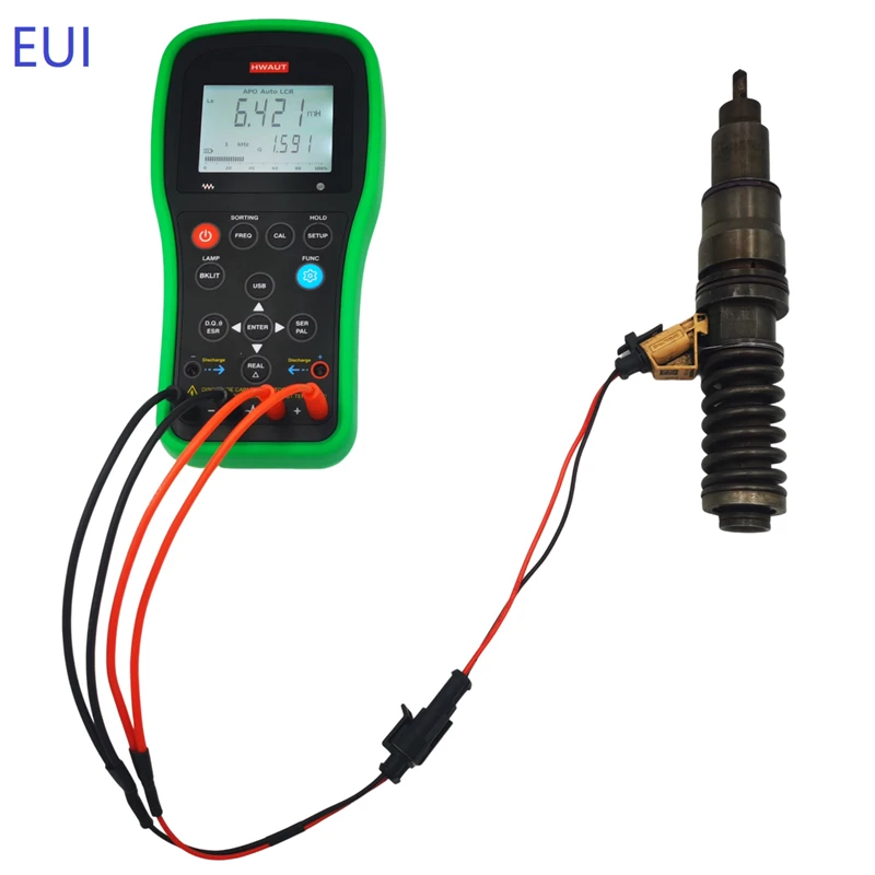 LCR06 Solenoid Piezo Diesel Common Rail Injector Metering Unit DRV Valve Resistance Inductance Capacitance Parameter Tester