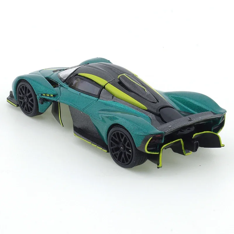 XCARTOYS POPRACE1/64 Alloy Die Cast Car Model Toy ASTON MARTIN Valkyrie- Racing Green Kids Xmas Gift Toys for Boys