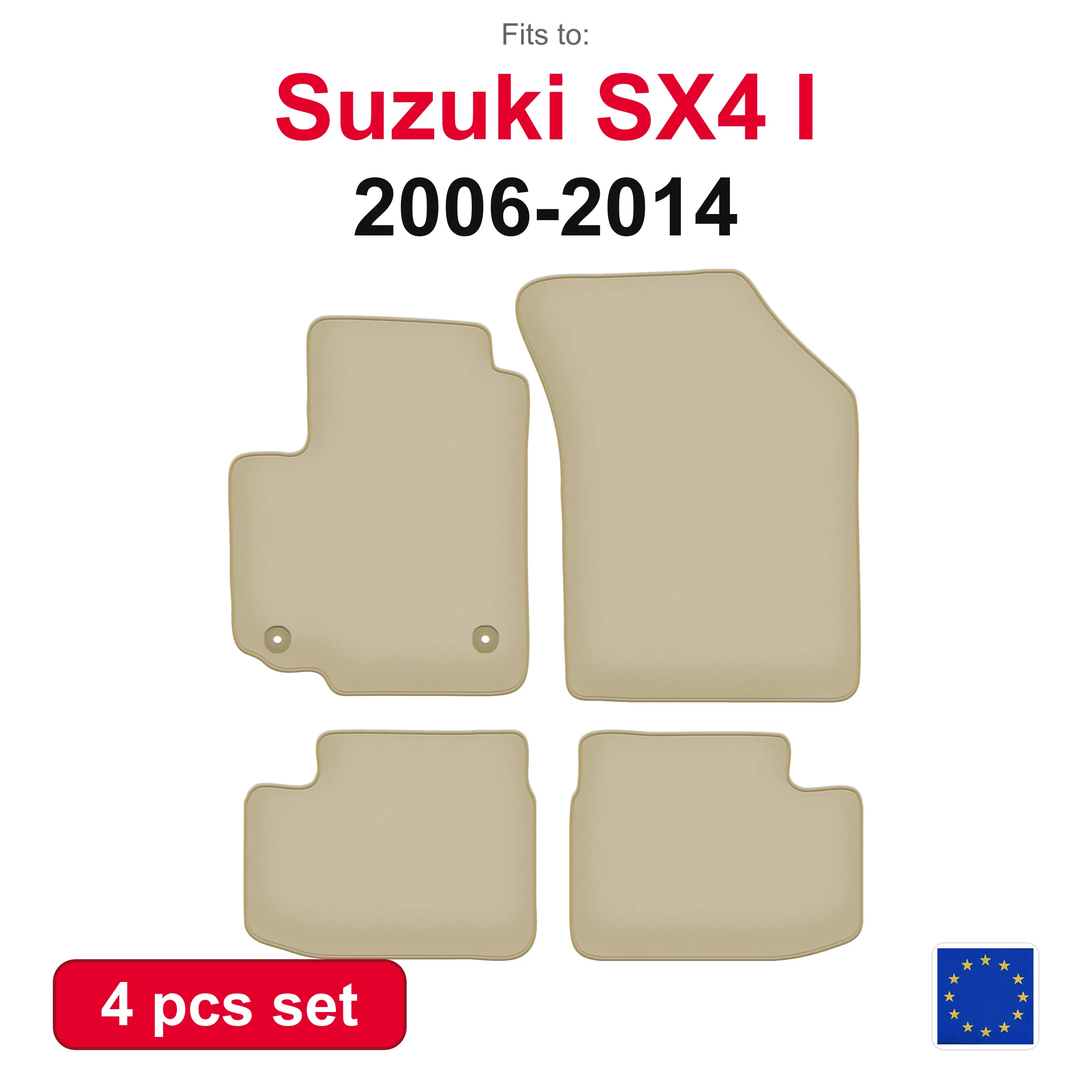 PREMIUM Suzuki Swift IV hatchback (2005-2010) velours automattenset