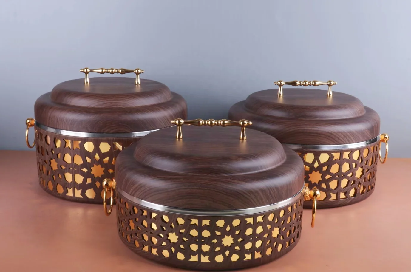 Food Insulator Hot Plate ABS + Stainless Steel Insulation Food Insulator Casserole Cookware Set
