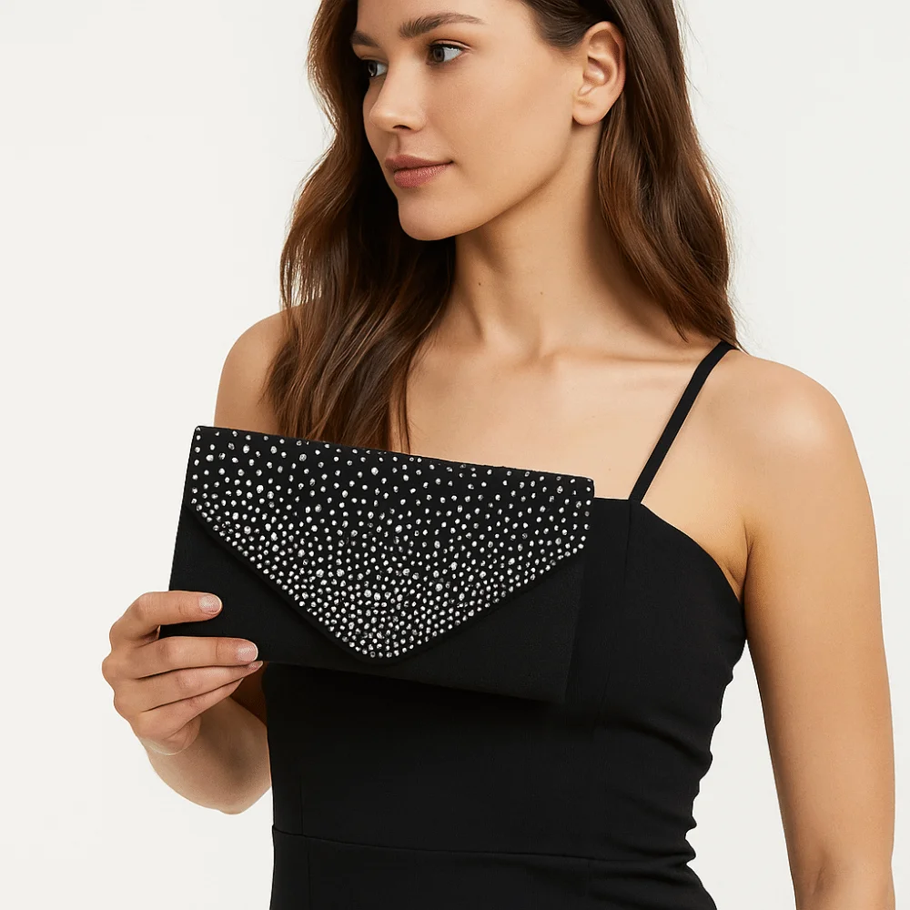 

Luxury Rhinestone Party Banquet Bag Chain Large Capacity Crossbody Bag Squere Single Shoulder Wedding Clutch Ceremony