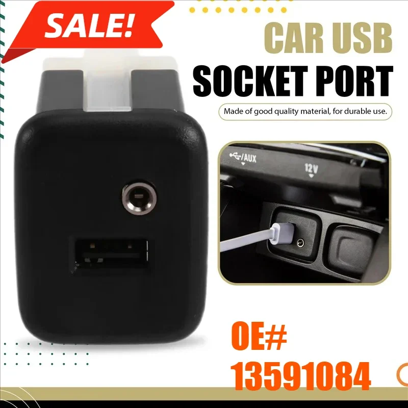 

13591084 Car USB Socket Port For Opel Mokka 1.4 2016- USB Charging Port Car Accessories