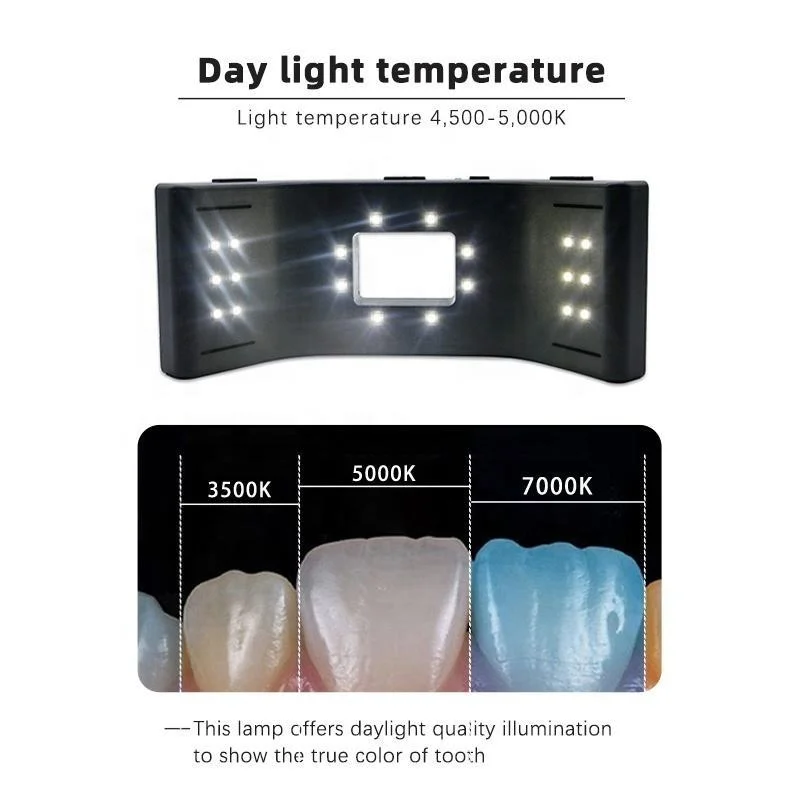 Luz de fotografia dentária de alta qualidade lâmpada de ambiente de luz de instantismo oral para fotografia