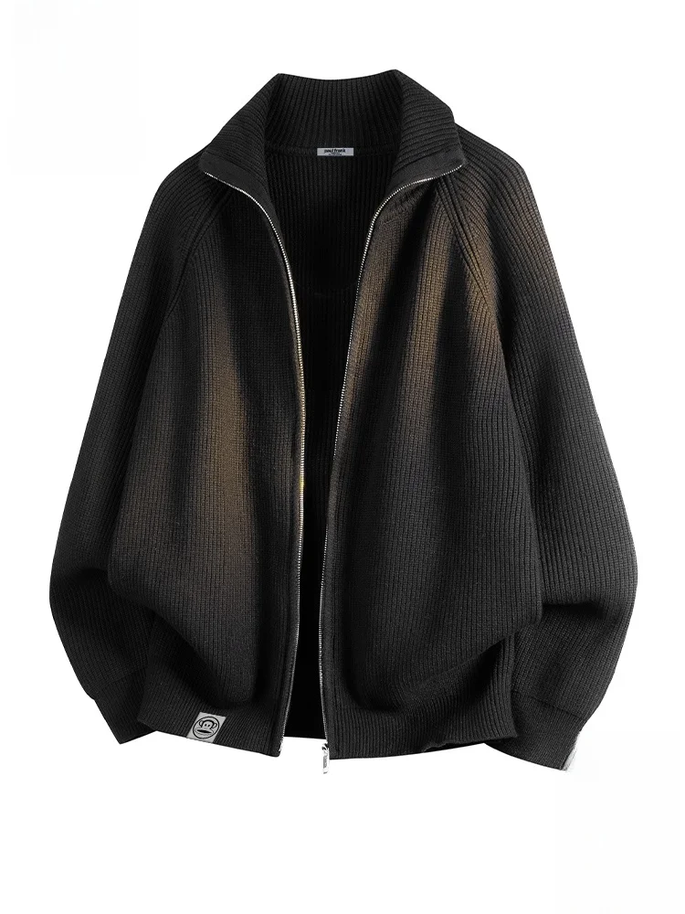 

Мужской вязаный кардиган Paul Frank: повседневный, свободный крой, теплый, с длинными рукавами, осенний, комфортный, молодежный