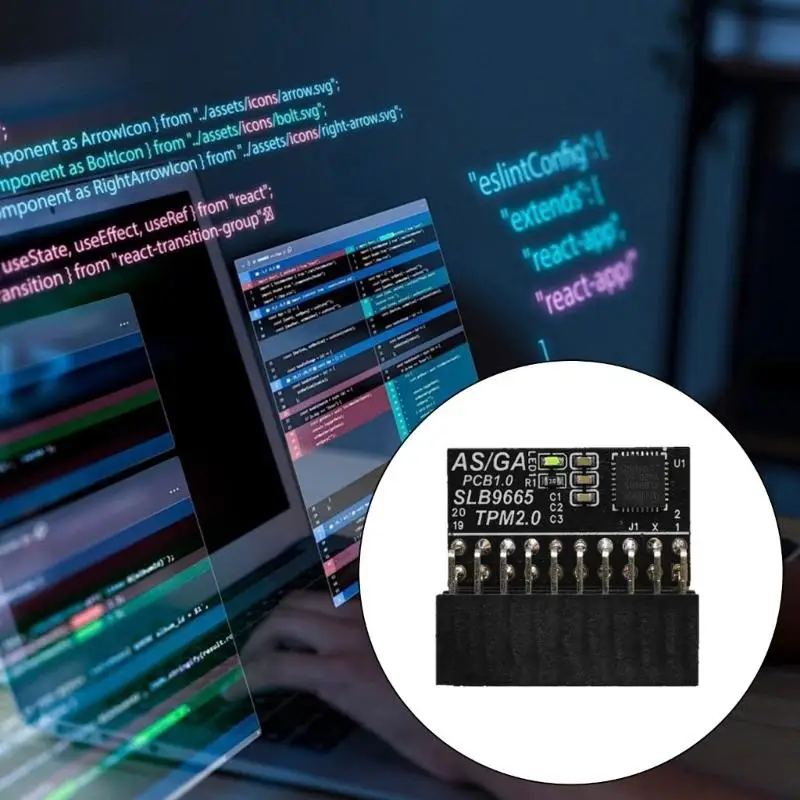 

652F Multipurpose Computer Adapter TPM1.2 Security Module 4Pin LPC Trusted Platform