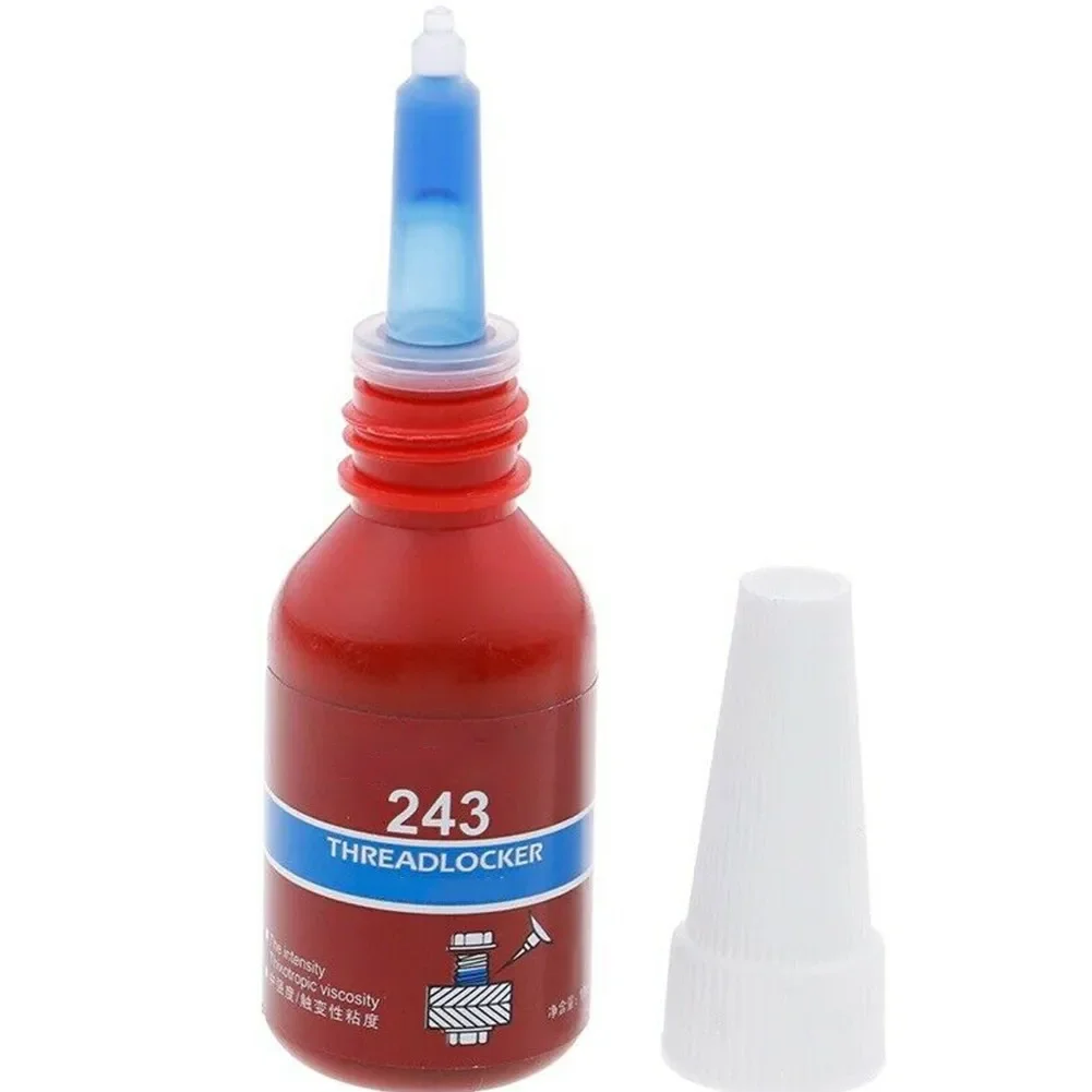 Pegamento anaeróbico para tornillos de fijación, agente de bloqueo de rosca, pegamento 243 resistente al aceite, curado rápido, gran oferta, 10ml