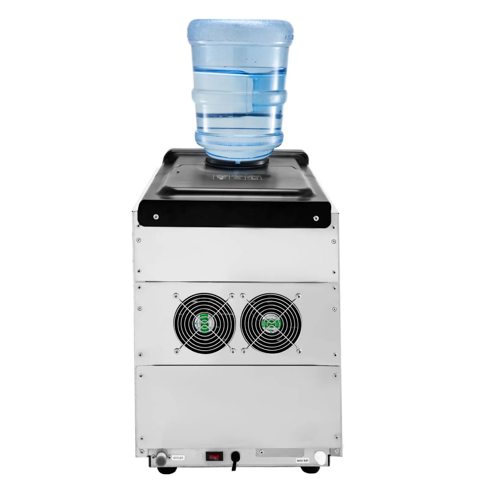 Portable 35kg/24h 2 IN 1 ice machine with water dispenser ice cube machine commercial