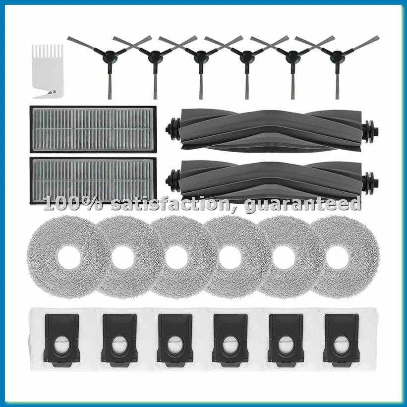 Accessory Set for L10s Pro Ultra Heat, Main Brushes,Filters,Edge Brushes,Dust Bags-ABLL
