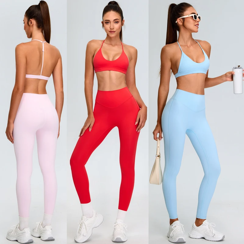 Women High Waist Sport Yoga Set Two Piece Outfit Fitness Gym Set Workout Clothes for Women Sportwear Women Tracksuit Acedemic