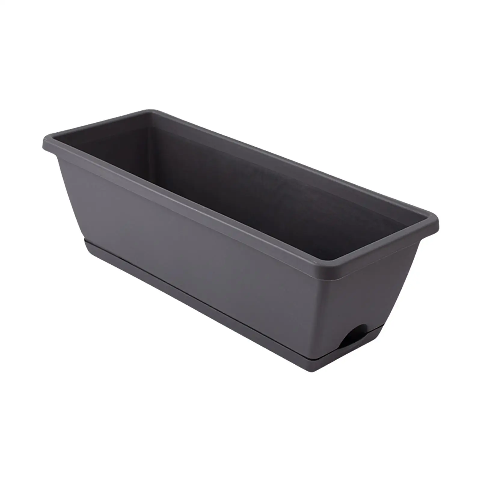 Flower Window Box Rectangular Container for Indoor Outdoor Windowsill Home