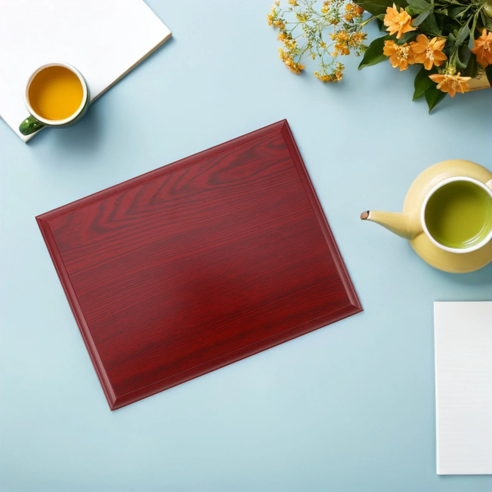 

Award Display Wood Board 30.8x24cm Desktop Certificate Stand for Sports Medals Pins Badges Wooden Trophy Holder Home Office