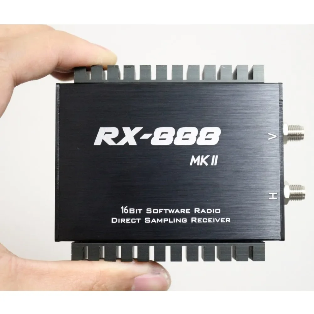 New RX-888 MKII SDR Radio Receiver SDR Ham Radio Receiver LTC2208 16Bit ADC Direct Sampling R828D RX888 Plus