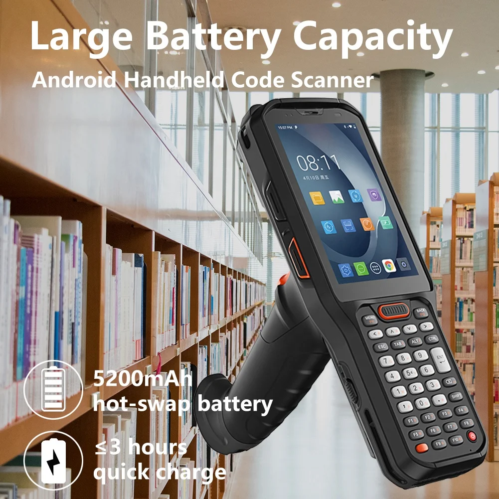 Picture 6: Urovo RT40 4G Bluetooth NFC WIFI 1D 2D PDA Barcode Scanner DHL Logistic Rugged Handheld Data Terminal with  SE4750SR