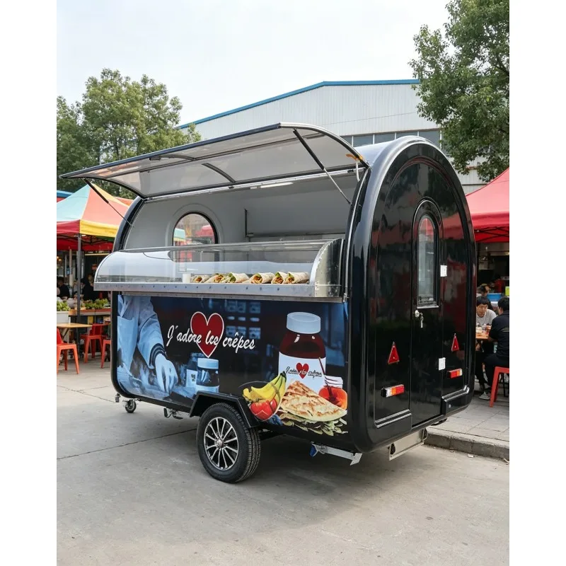Customize Wholesale Food Truck Customized Mobile Coffee Cart Mobile Bar Trailers Food Kiosk Mobile Restaurant