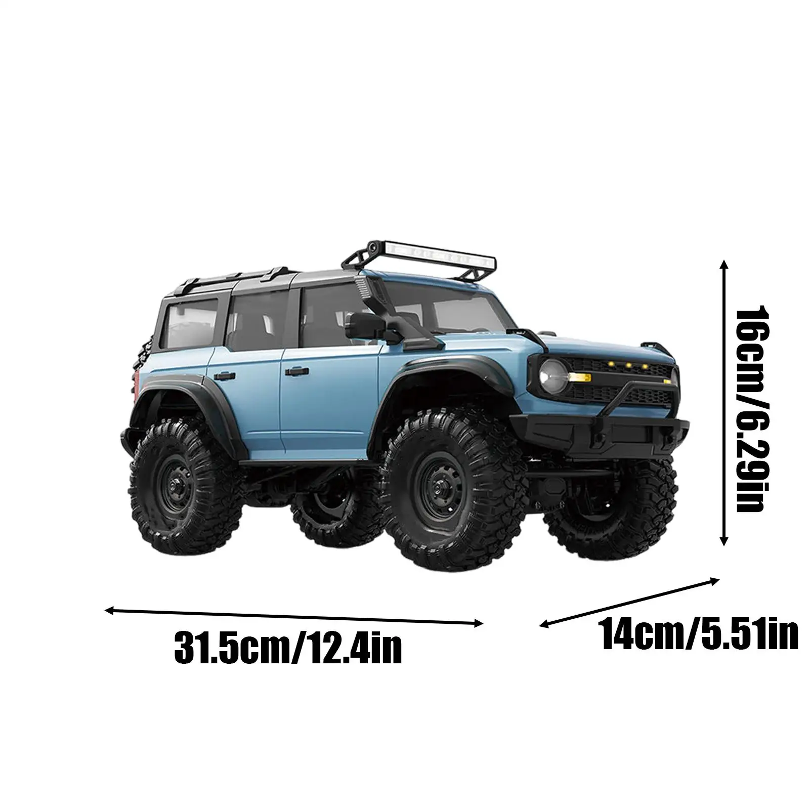 Rc Drift Auto 1:16 Fernbedienung Geländewagen 2,4g Modell Lkw LED All Terrain Spielzeug Für Jungen Mädchen Erwachsene Freizeit im Freien