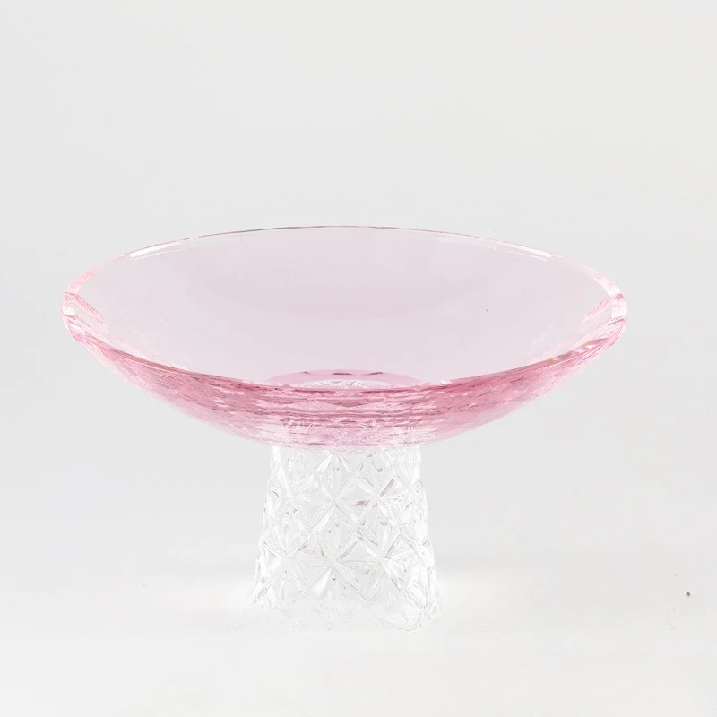 

Crystal high-end fruit plate, high-end light luxury home decoration ornament
