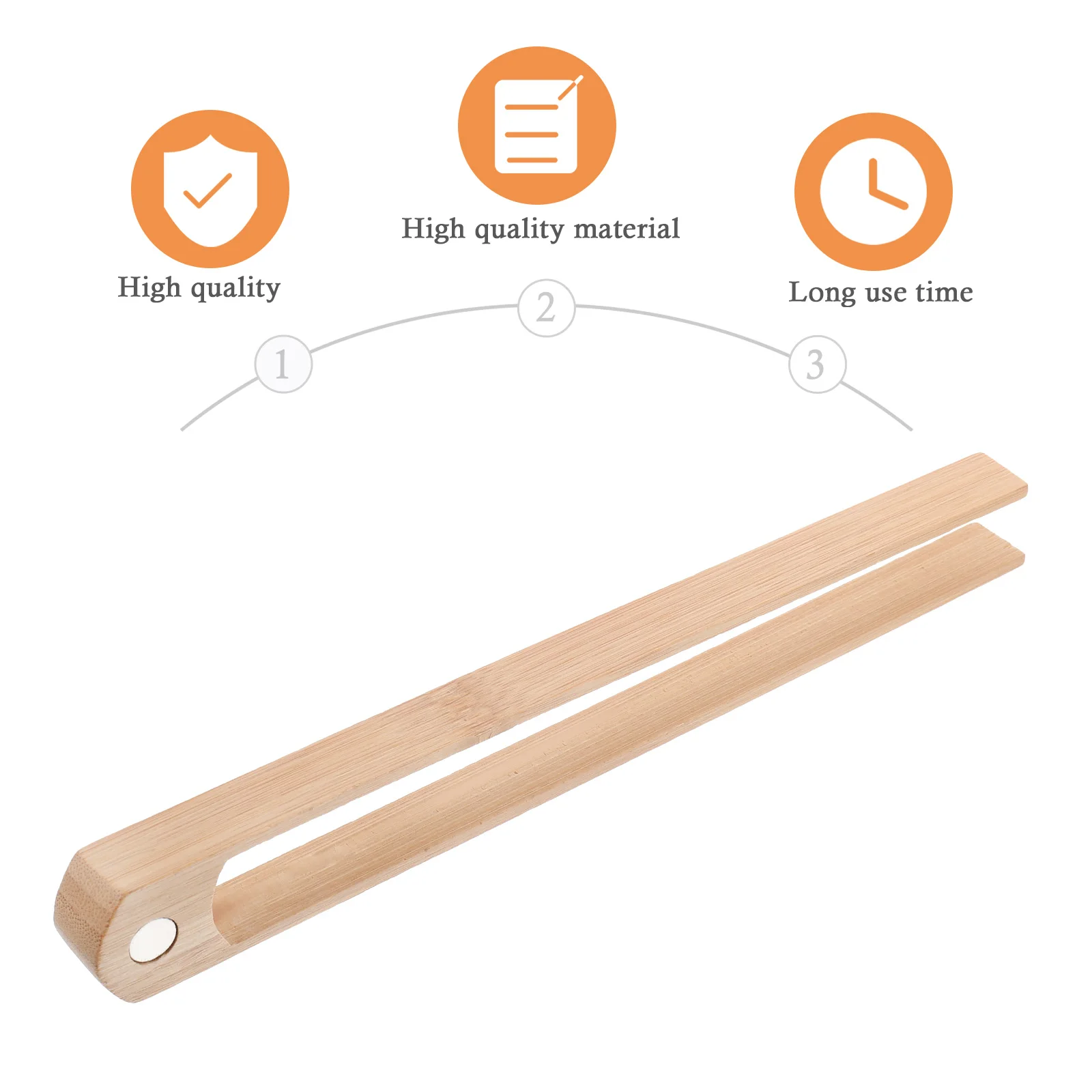 

Magnet Bread Bamboo Toaster Tongs Bamboo Clip Kitchen Tools Steak Grill Fruit Picker Light Storage Gifts