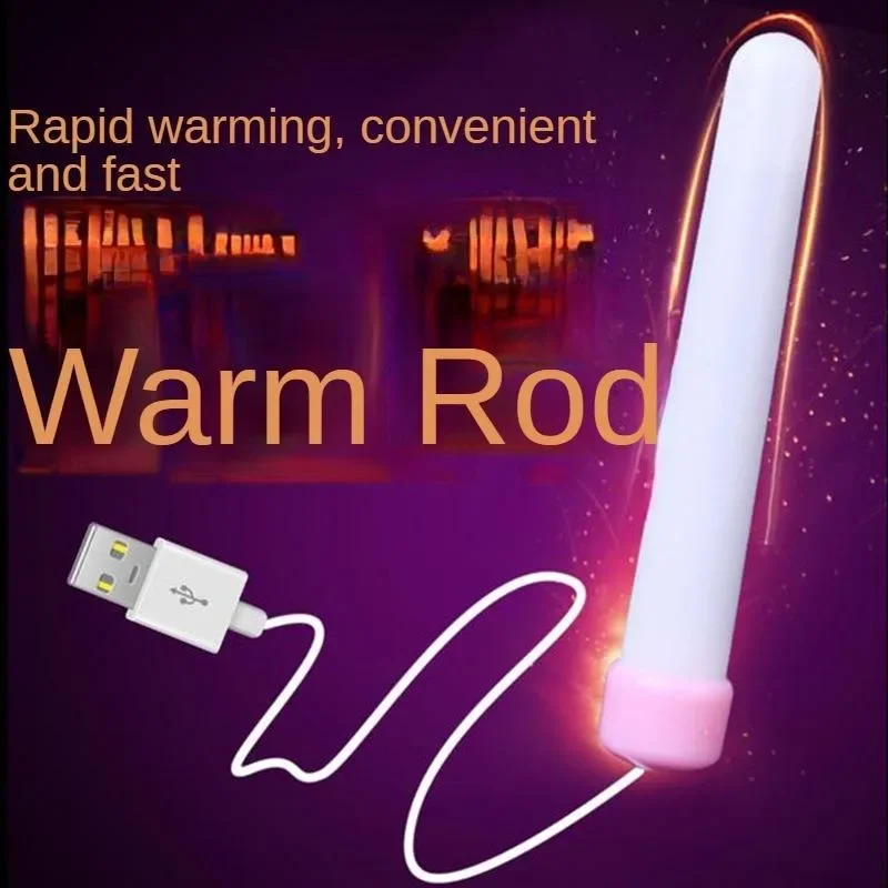 Adult Product USB Heating Rod Masturbator Accessory Multi Size Specs