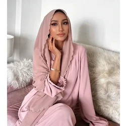 2022 In magazzino nuovo design personalizzato marchio ricamo capesante scialle floreale fantasia ricamo bordo Chiffon sciarpa Hijab musulmana