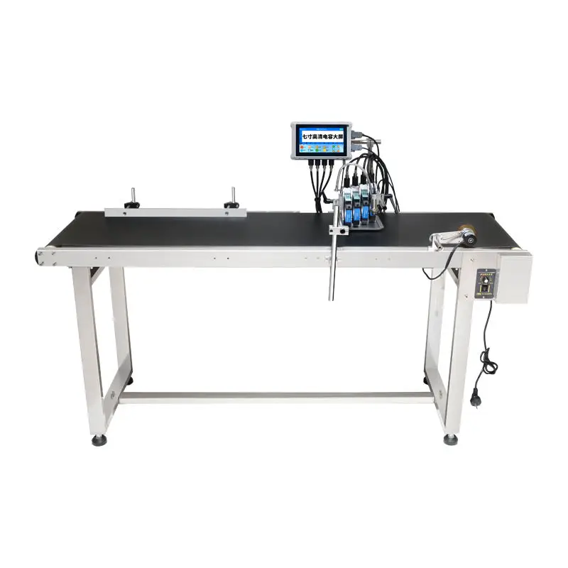 

PM-7 Online Coding Machine Tij Continuous Inkjet Printer Production Date QR Code Printer Serial Number Printer