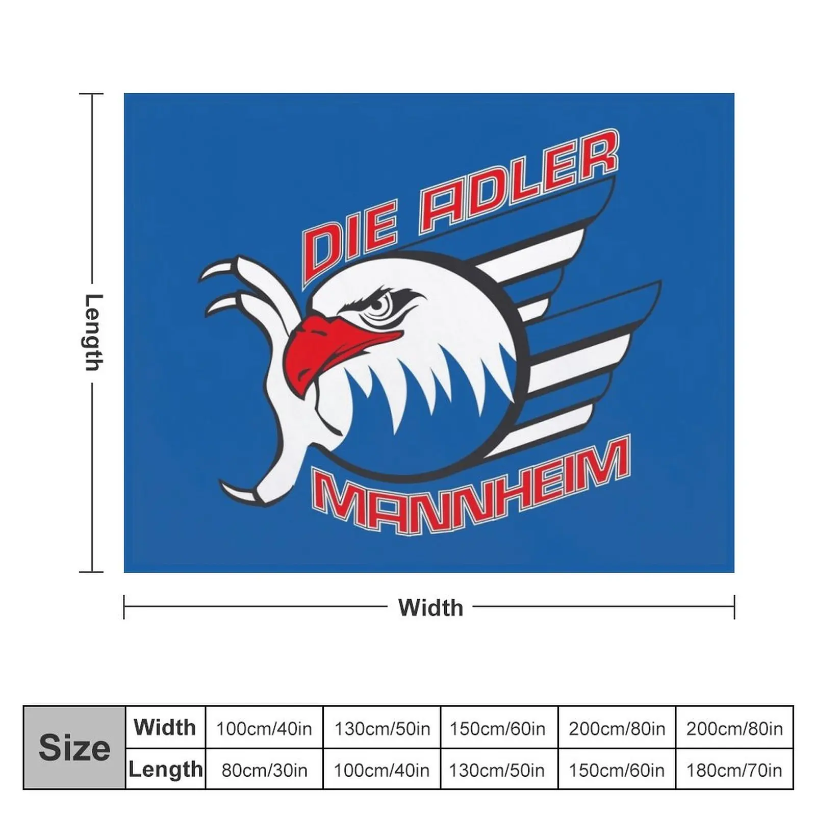 Adler Mannheim Throw Blanket Plush heavy to sleep Blankets