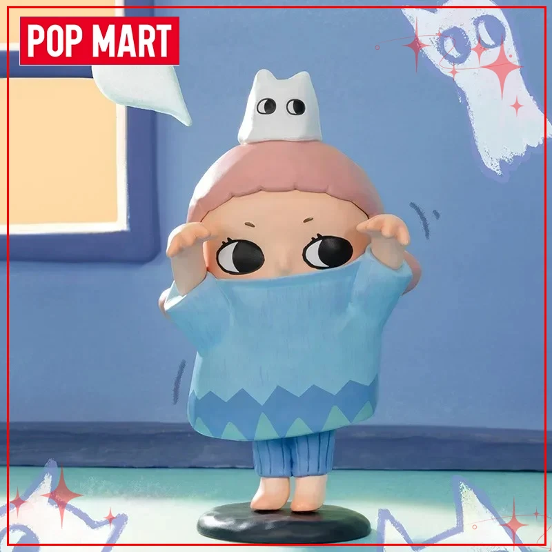 POP MART Nyotas Flauschige Life Series Mystery Blind Box هدية عيد الميلاد