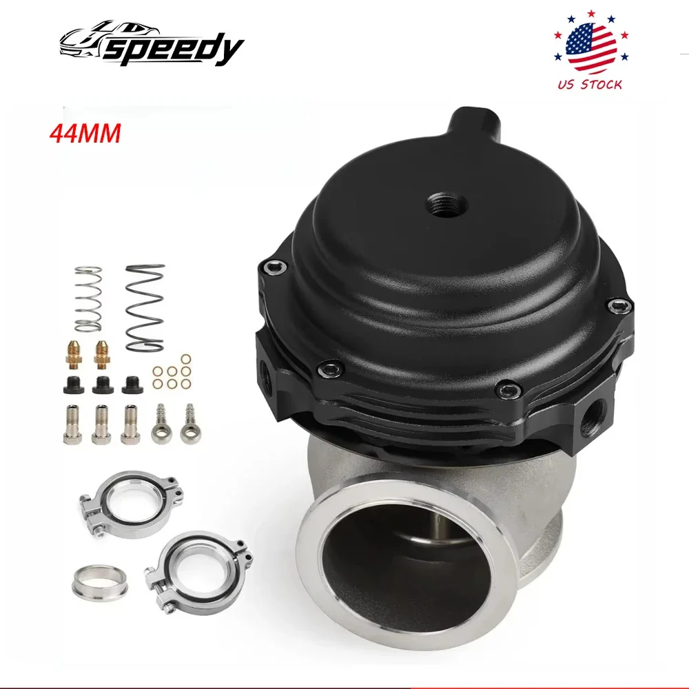

Внешний турбонаддув Wastegate, 44 мм, черный, с фланцевой пружиной с V-образным диапазоном, MV-R 14PSI