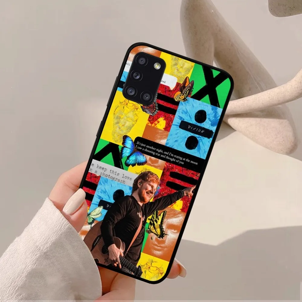 E-Ed Sheeran UK Singer Phone Case For Samsung A 10 11 12 13 20 21 22 30 31 32 40 51 52 53 70 71 72 73 91 13 shell