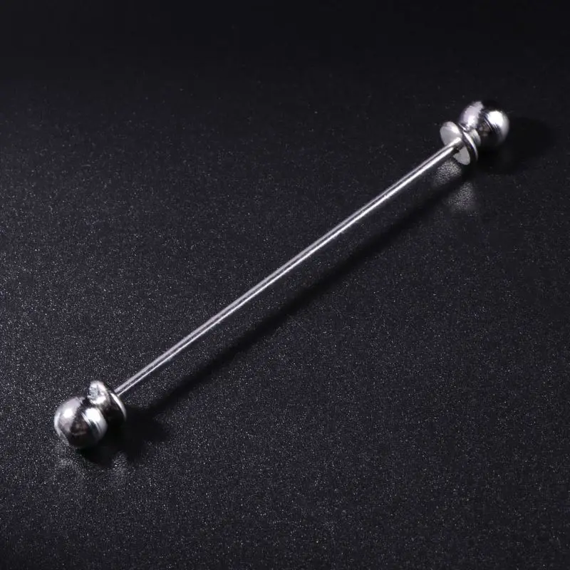 Portable Tie Clip Collar Clasp Shirt Pin Jewelry Pins for Men Husband Father