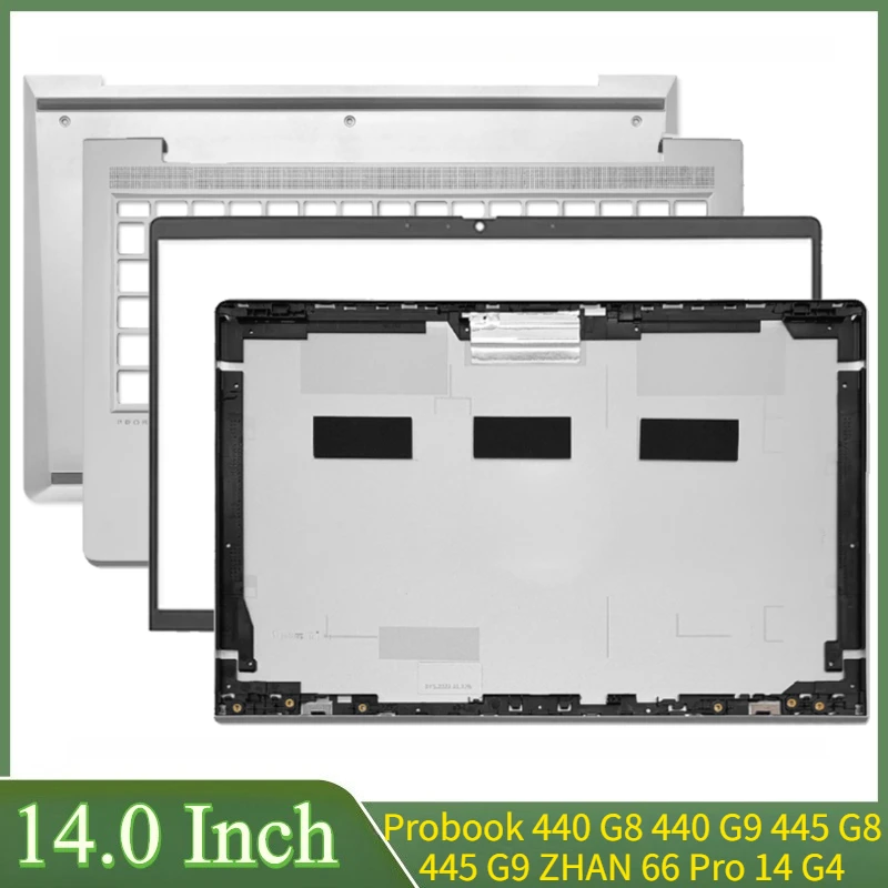 

14"For Probook 440 G8 440 G9 ZHAN 66 Pro 14 G4 445 G8 445 G9 Laptop LCD Back Cover Front Bezel Palmrest Case Lower Bottom Case