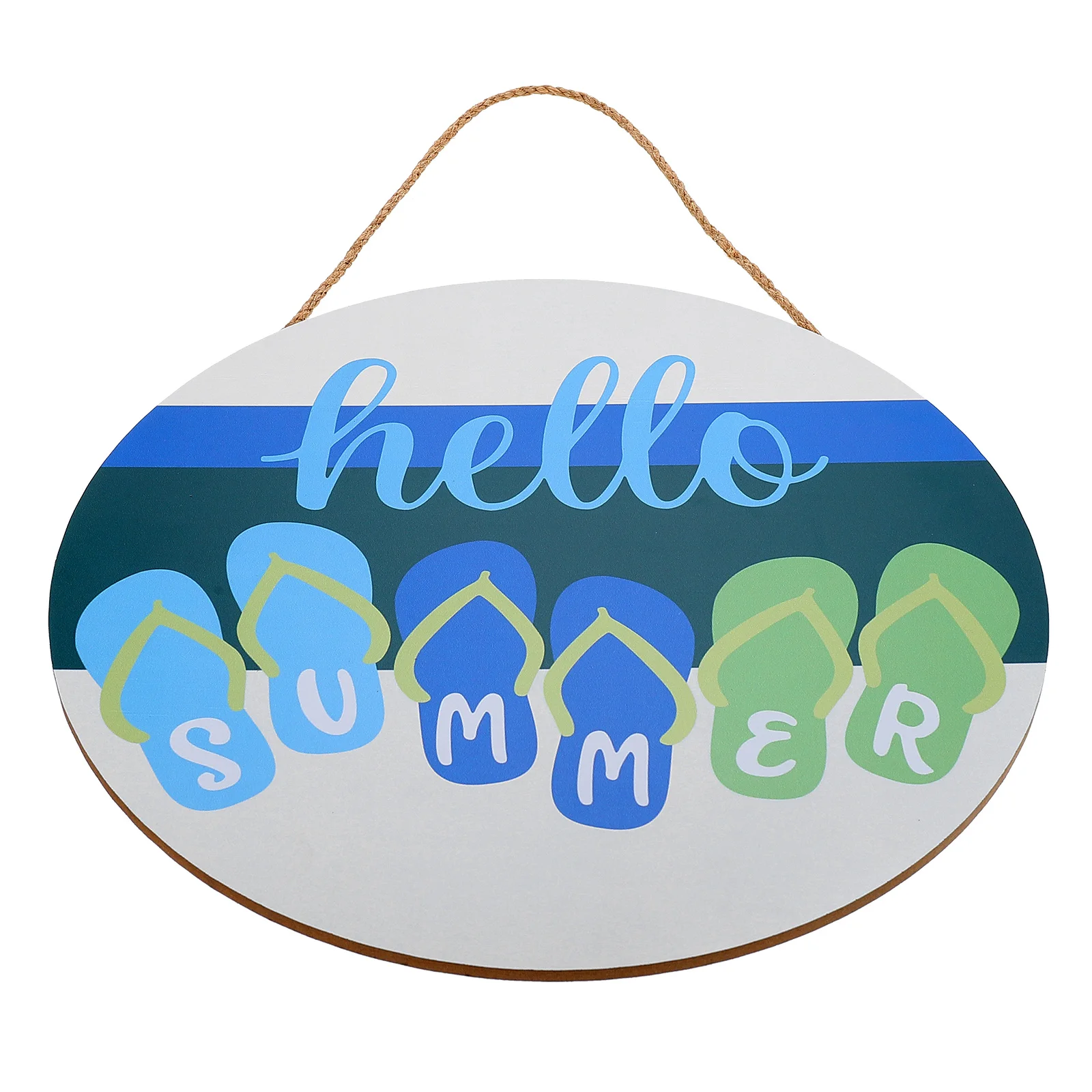 

Beach Hanging Sign Decor Summer Style Board Wooden Wall Ornament Outdoor Garden Pendant For Party Wedding Home Decoration