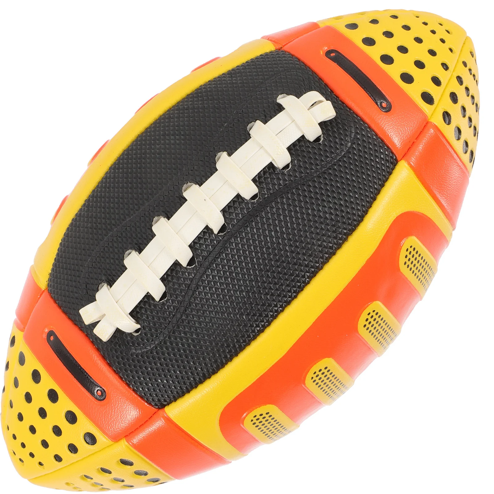 1pc Ball Elastic Pu Training Ball For Hand-Eye Coordination Rugby Outdoor School Sports Rugby