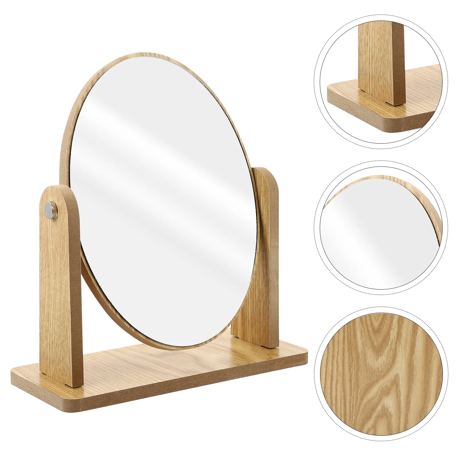 Women Dresser Tabletop Makeup Mirror Home Bedroom Swivel Vanity Mirror tabletop vanity mirror women makeup mirror