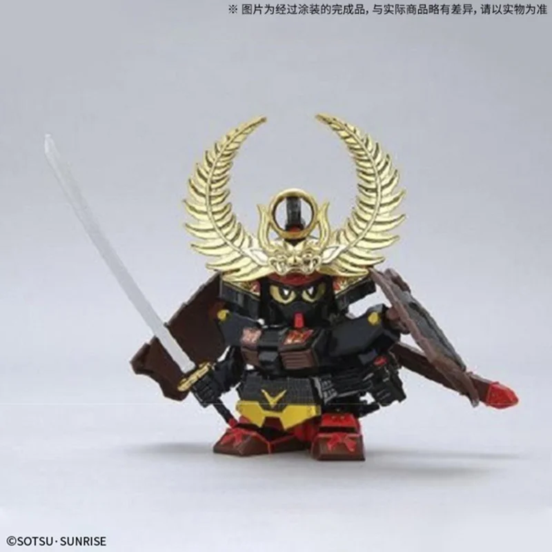 مجموعة أدوات جراج أصلية من Bandai Gundam ، سلسلة محارب BB PB ، الحد من Tokugawa Ieyasu Kanagawa لا درع معطف أسود ، ألعاب عمل أنيمي