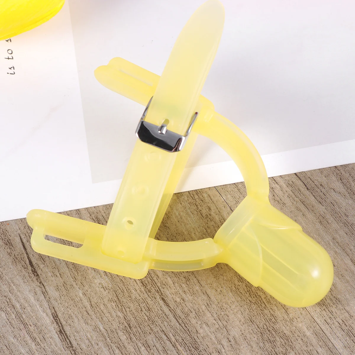 

Baby Finger Protector Silicone Anti-Bite Thumb Forefinger Cover Teether Safe for Infant Kids Light Yellow Baby Finger Protector