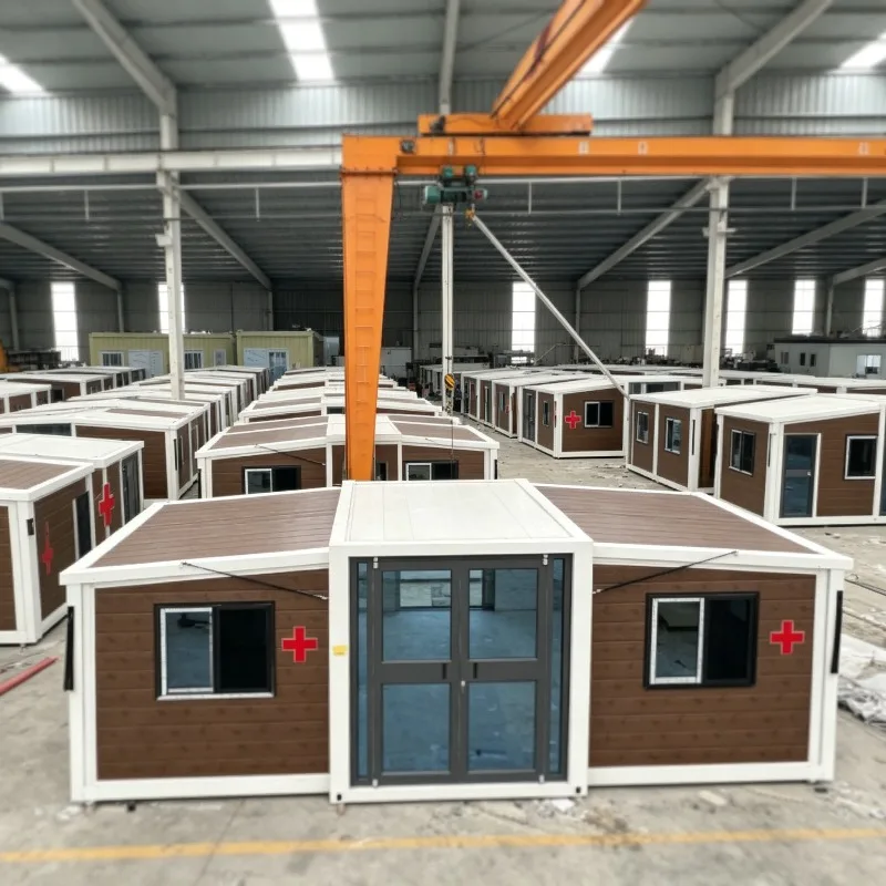 

Luxury 20ft 40ft Expandable Container House Prefab Villa with 2 Bedrooms Bathroom Kitchen Quick Assembly Mobile Home