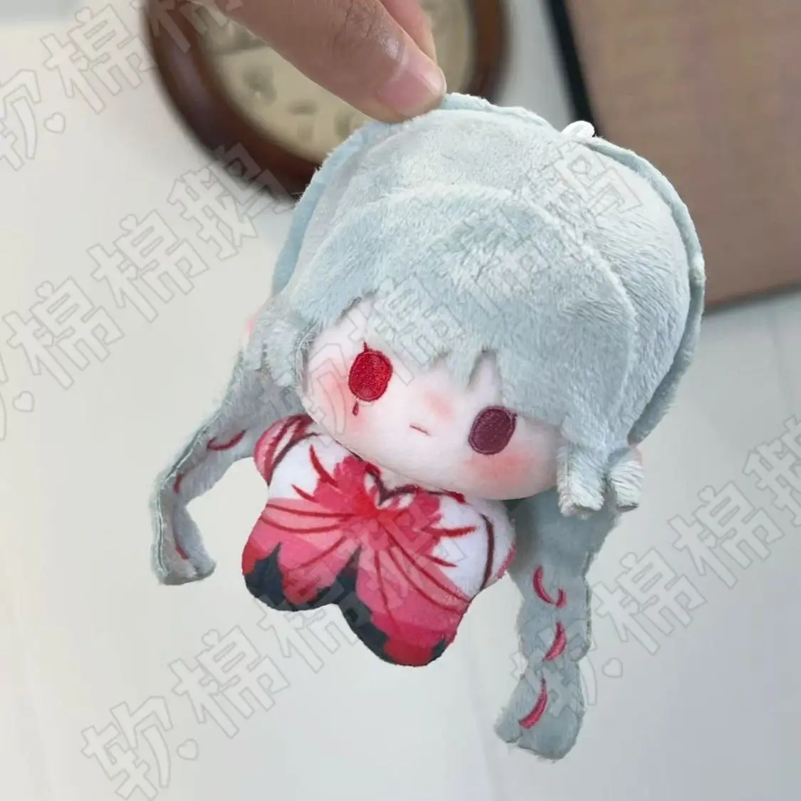 Anime Wuthering Waves Phrolova 코스프레 10cm 인쇄 코튼 만화 펜던트 가방 액세서리 키 체인 크리스마스 할로윈 선물