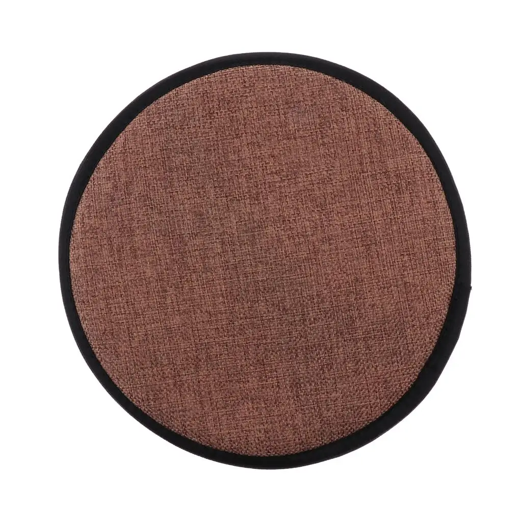 2x Brown Cushion Dining Pads with Gripper Backing,Square,Rectangle,Round Shape for Choice