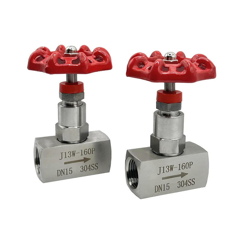 

Stainless Steel High Pressure Needle Globe Valve J13-160P 1/4" 3/8" 1/2" Female Thread Needle Valve