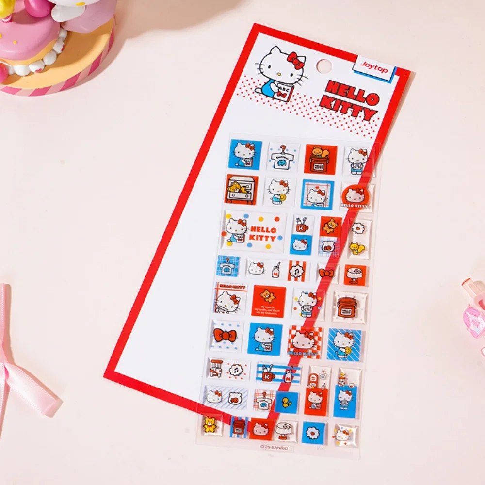 حقيقي سانريو الكتابة على الجدران مرسومة باليد ملصق مرحبا كيتي حساب اليد صور مخطط مذكرات سجل القصاصات DIY ملصقات الزخرفية #2